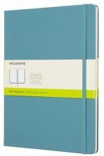 Moleskine Zápisník modrozelený XL, čistý, tvrdý - 