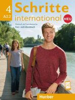 Schritte international Neu 4: Kursbuch + Arbeitsbuch mit Audio-CD - 