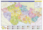 Česko – administrativní nástěnná mapa - 