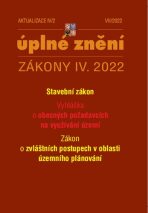 Aktualizace IV/2 2022 Stavební zákon, územní plánování - 
