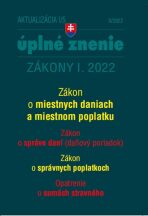 Aktualizácia I/5 2022 – daňové a účtovné zákony - 