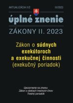 Aktualizácia II/2 2023  – Exekučný poriadok - 