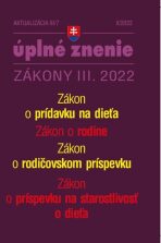 Aktualizácia III/7 2022 – Zákon o rodine, prídavky na deti - 