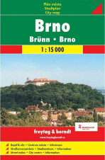 Brno mapa centrum 1:15 000 - 