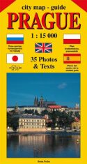 City map - guide PRAGUE 1:15 000 (angličtina, ruština, španělština, polština, japonština) - 