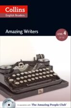 Collins English Readers 4 - Amazing Writers with CD (do vyprodání zásob) - Katerina Mestheneou