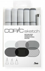 Copic Sketch sada 5+1 Sketching Grays - 