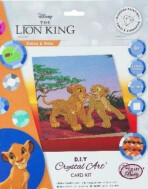 Crystal Art pohlednice Simba - 