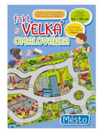 Fakt velká omalovánka Město - 