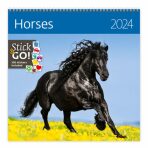 Kalendář nástěnný 2024 - Horses - 