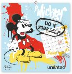 Mickey Mause omalovánkový poznámkový - nástěnný kalendář - Walt Disney