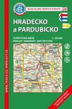KČT 24 Hradecko, Pardubicko 1:50 000/turistická mapa - 