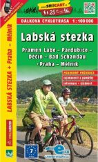 Labská stezka, Pramen Labe - Bad Schandau - Praha - Mělník 1:100 000 - 