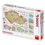Puzzle 2000 Mapy České republiky - 