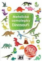 Metalické samolepky Dinosauři - 