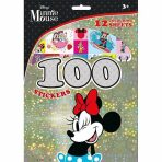 100 samolepek s omalovánkovými listy - Minnie - 