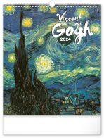 Kalendář 2024 nástěnný: Vincent van Gogh, 30 × 34 cm - 