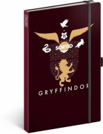 Notes Harry Potter - Gryffindor linkovaný, 13 × 21 cm - 