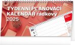 Stolní kalendář Plánovací řádkový 2025 - 