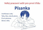 Písanka – velký pracovní sešit pro první třídu  CZ - Petra Bobalová