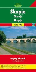 PL 117 Skopje 1:15 000 / plán města - 