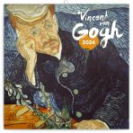 Kalendář 2024 poznámkový: Vincent van Gogh, 30 × 30 cm - 