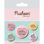 Set odznaků Pusheen - 