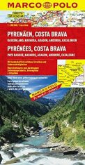 Pyreneje, Costa Brava/mapa - 