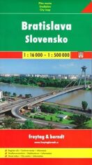 Slovensko + Bratislava mapy (1:500.000, 1:16 000) - 