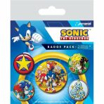 Sonic - set odznaků - 