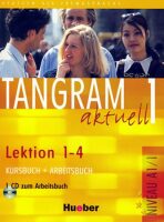 Tangram aktuell 1: Lektion 1-4: Kursbuch + Arbeitsbuch mit Audio-CD - 