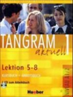 Tangram aktuell 1: Lektion 5-8: Kursbuch + Arbeitsbuch mit Audio-CD - 