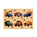Tatra - dřevěné puzzle 6 X 4 dílky - 