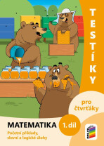 Testíky pro čtvrťáky – matematika, 1. díl (barevný pracovní sešit) - 