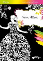 Třpytivé omalovánky - Boho Black - 