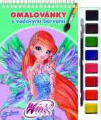 Winx Club Bloom - Omalovánky s vodovými barvami (zelená) - 