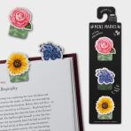 Záložka do knihy Mini magnetická - Květiny - 