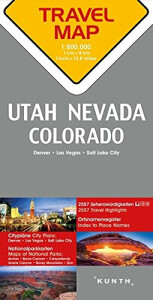 Utah / Nevada / Colorado 1:800T Travel - 