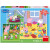 Puzzle Peppa Pig na prázdninách 3x55 dílků