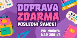 Neutrácejte za poštovné | Je tu DOPRAVA ZDARMA!