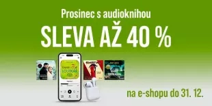 Prosinec s nejlepší audioknihou. Sleva až 40 %