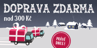 Doprava zdarma nad 300 Kč