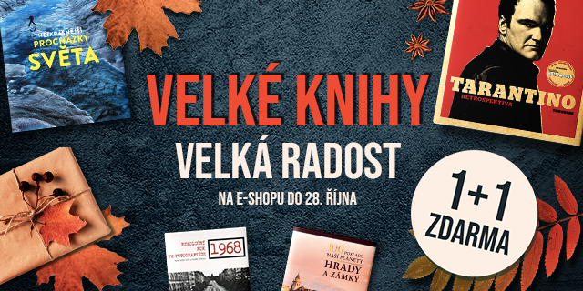 VELKÉ KNIHY – VELKÁ RADOST | 1+1 ZDARMA