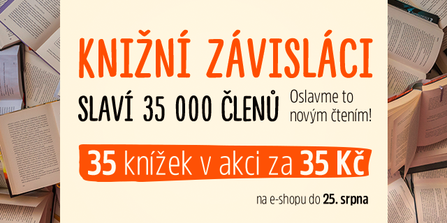 35 knížek za 35 Kč | Závisláci slaví 35 000 členů!