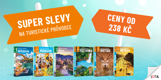 Zažijte víc! | Sleva 30 % na turistické průvodce JOTA