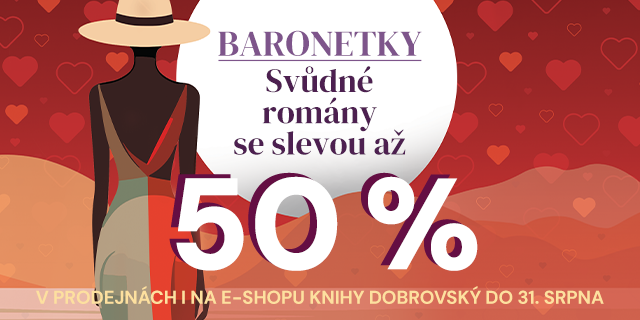 Sleva až 50 % na vybrané knihy od Baronet