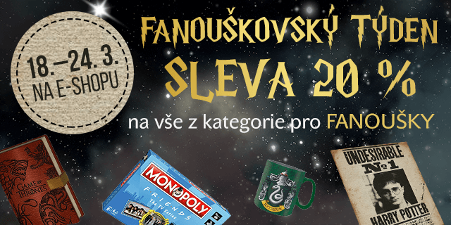 20% SLEVA pro milovníky her, seriálů a filmů