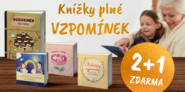 Knížky plné vzpomínek | 2+1 ZDARMA