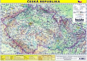 mapa čr a4 Ceska republika mapa kupka levně | Blesk zboží