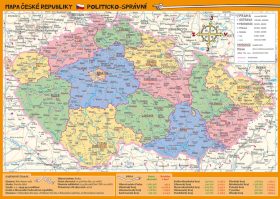 školní mapa české republiky Mapa České republiky – zeměpisná a politicko správní   neuveden 